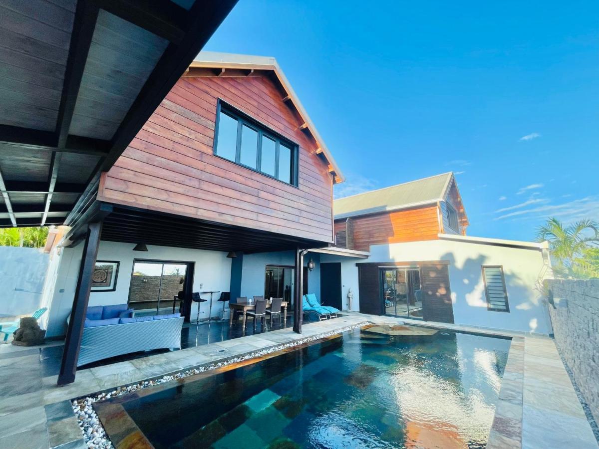 Chambre "Bleu Ocean" Villa Hermes 圣皮埃尔 外观 照片